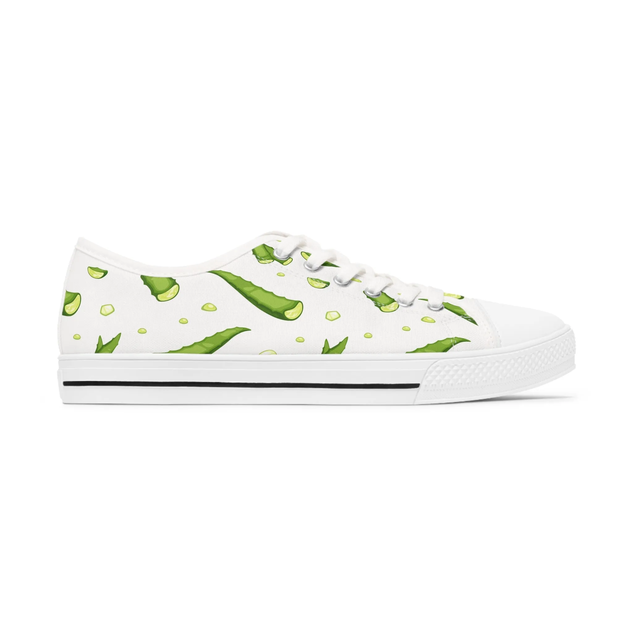 Aloe Vera Women's Low Top Sneakers