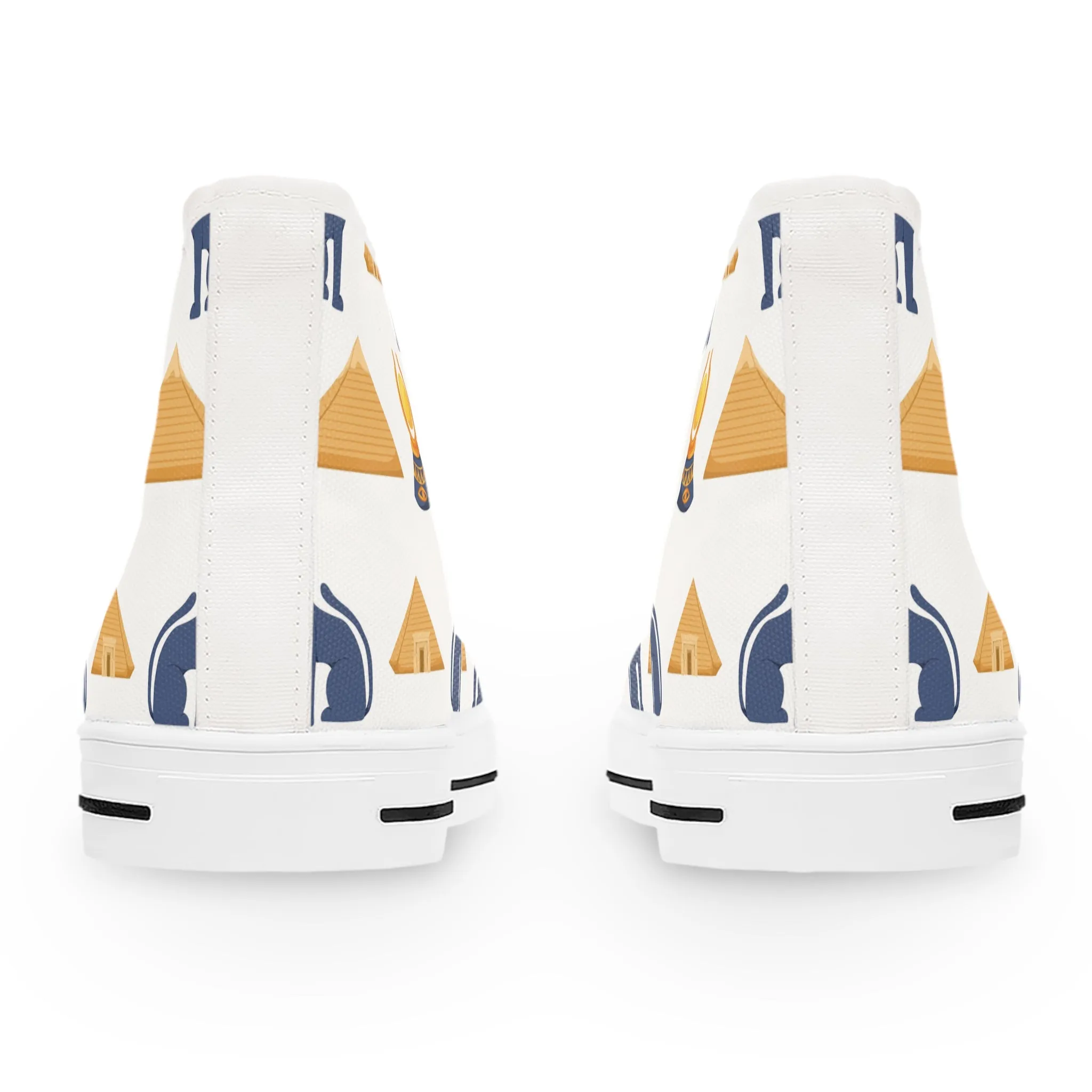 Ancient Egyptian Cat Women's High Top Sneakers