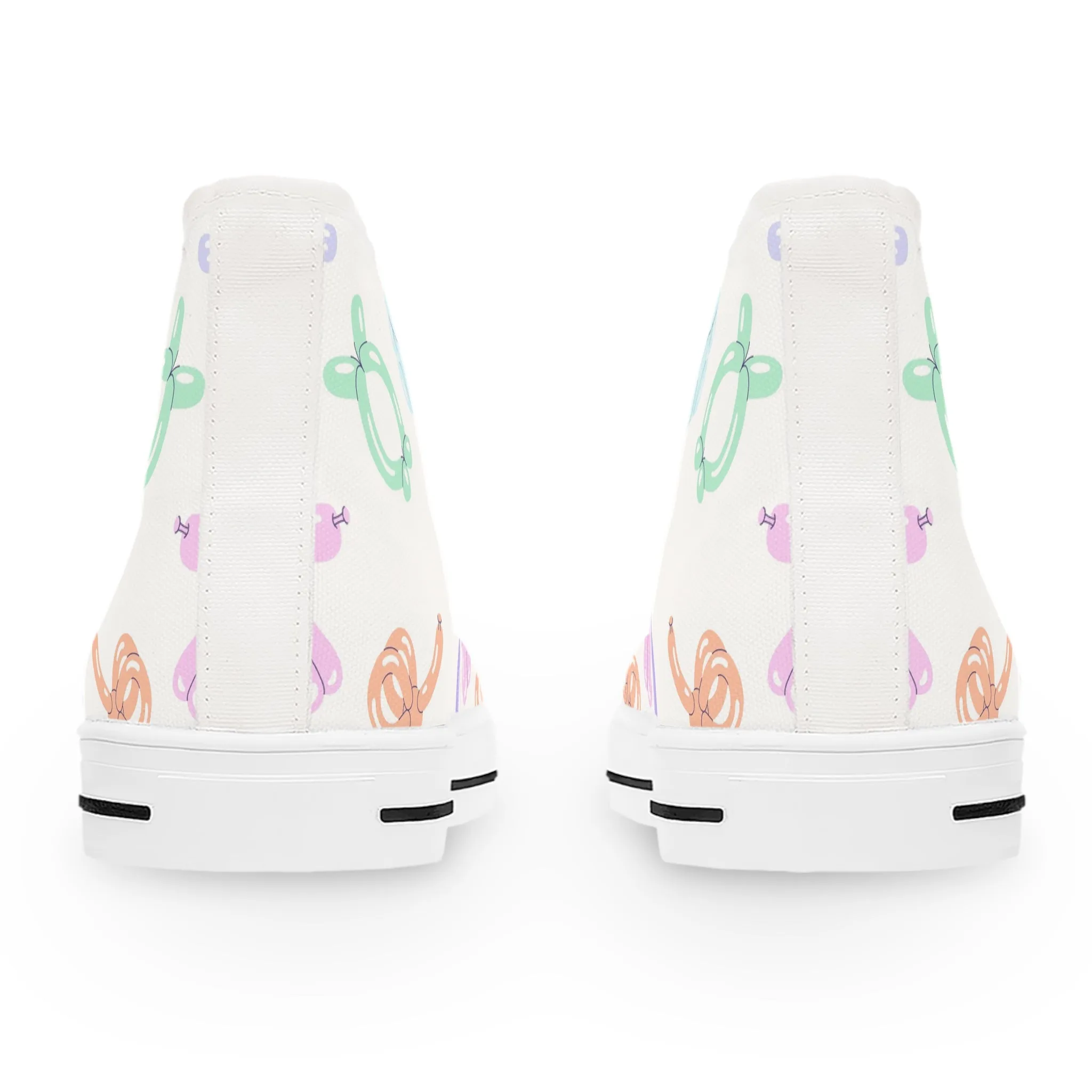 Animal Balloons Women's High Top Sneakers