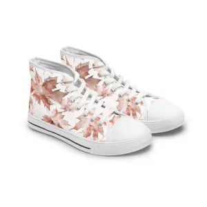 Autumn Leaves Women's High Top Sneakers