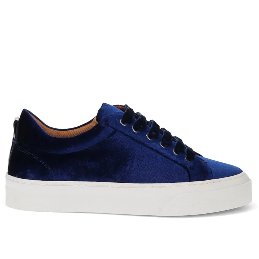 Azura Casual Velvet Trainers - AZURA / 326 576