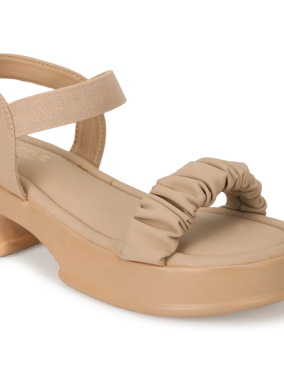 Beige PU Block Sandals (TC-SM01-BEIG)