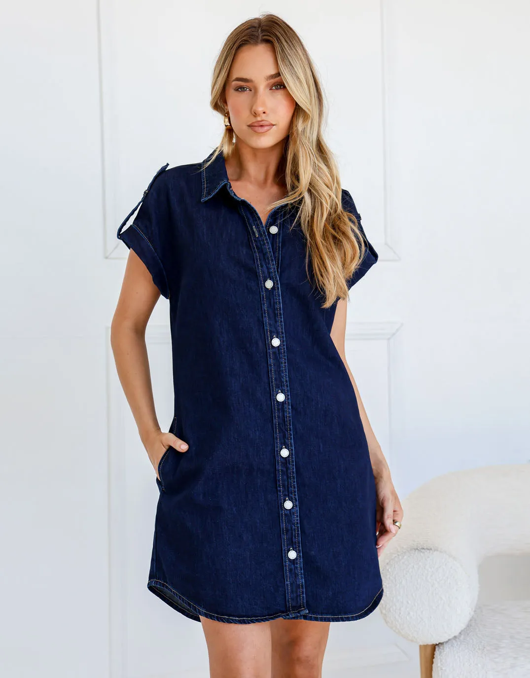 Blair Denim Dress - Indigo