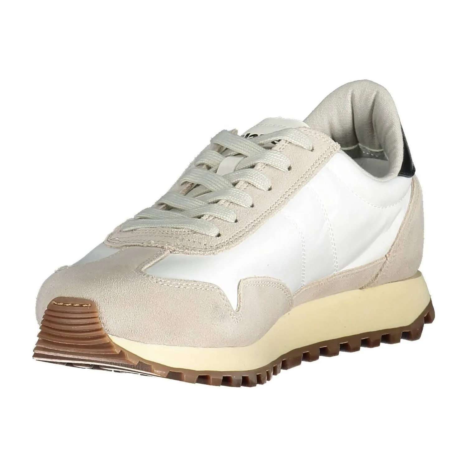 Blauer White Leather Men Sneaker