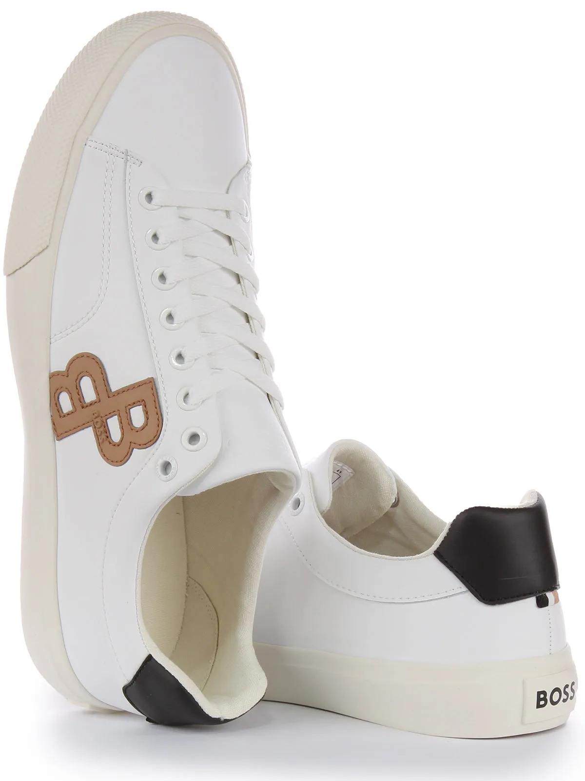 Boss Aiden Tennis Flbb In White For Men