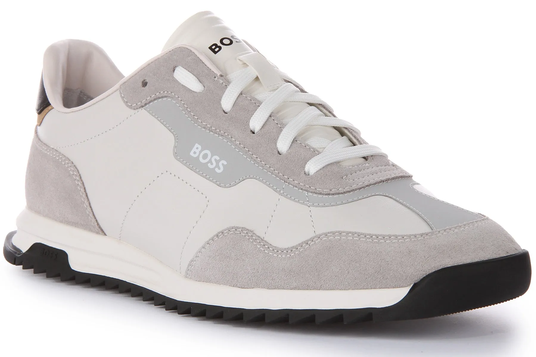 Boss Zayn Low profile Trainers In White For Men