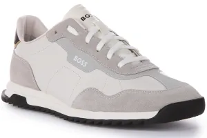 Boss Zayn Low profile Trainers In White For Men