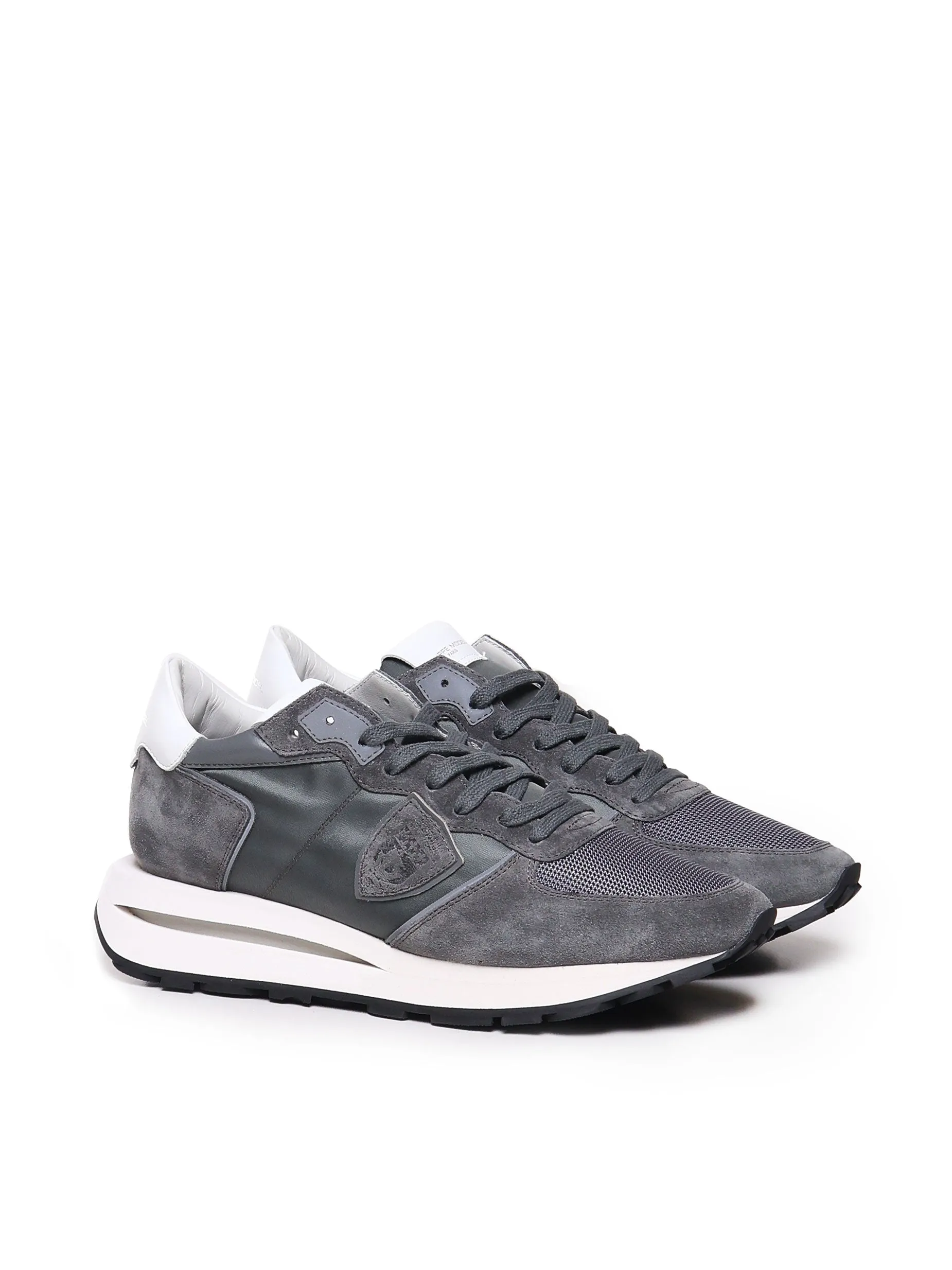 Charcoal Technical Fabric Sneakers