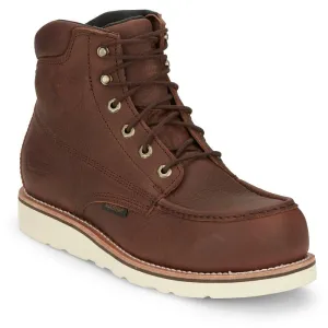 Chippewa Men's Edge Walker 6" Comp Toe WP Lace-Up Wedge Work Boot - 25342