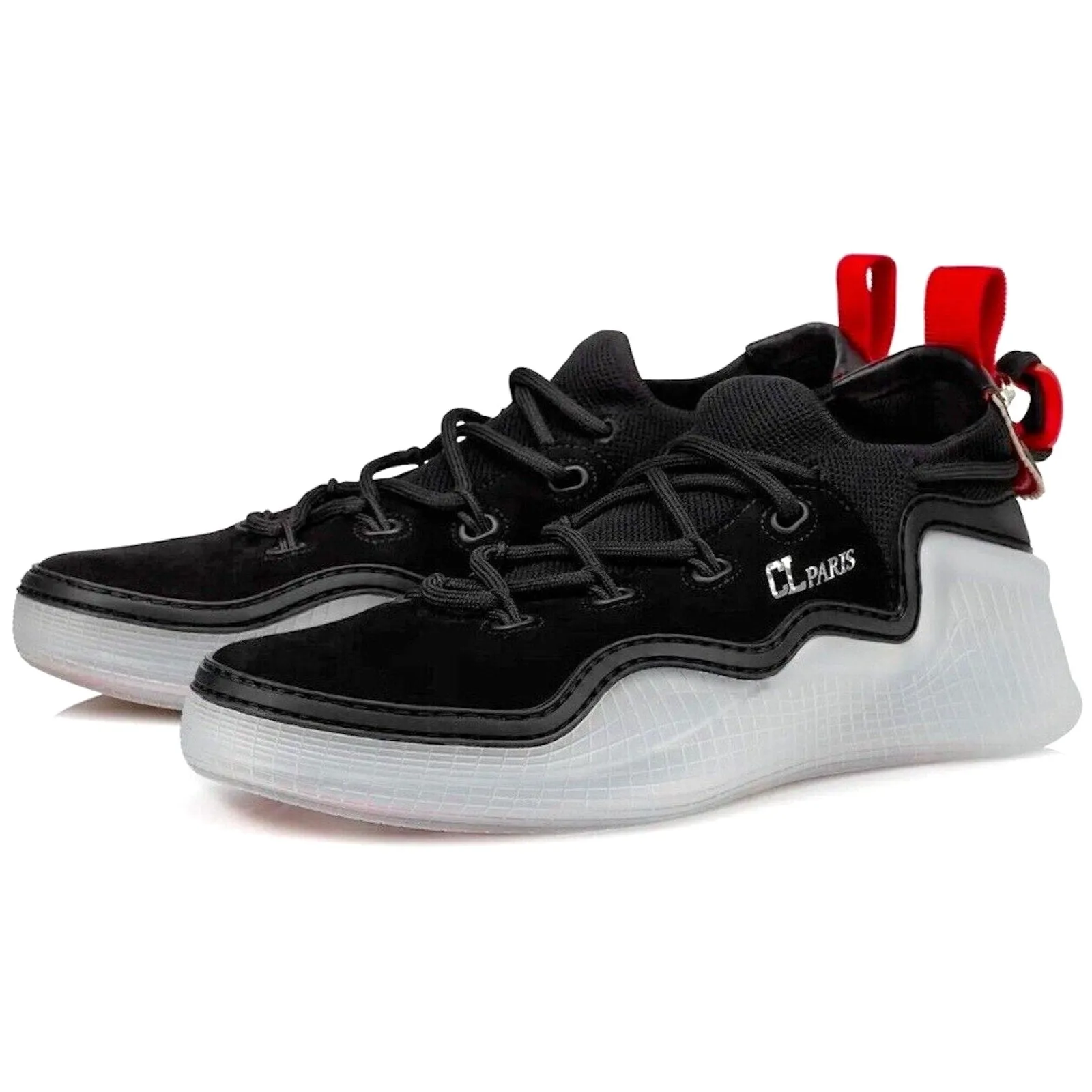 CHRISTIAN LOUBOUTIN Men's Arpoador Low-top Sneakers Black 43