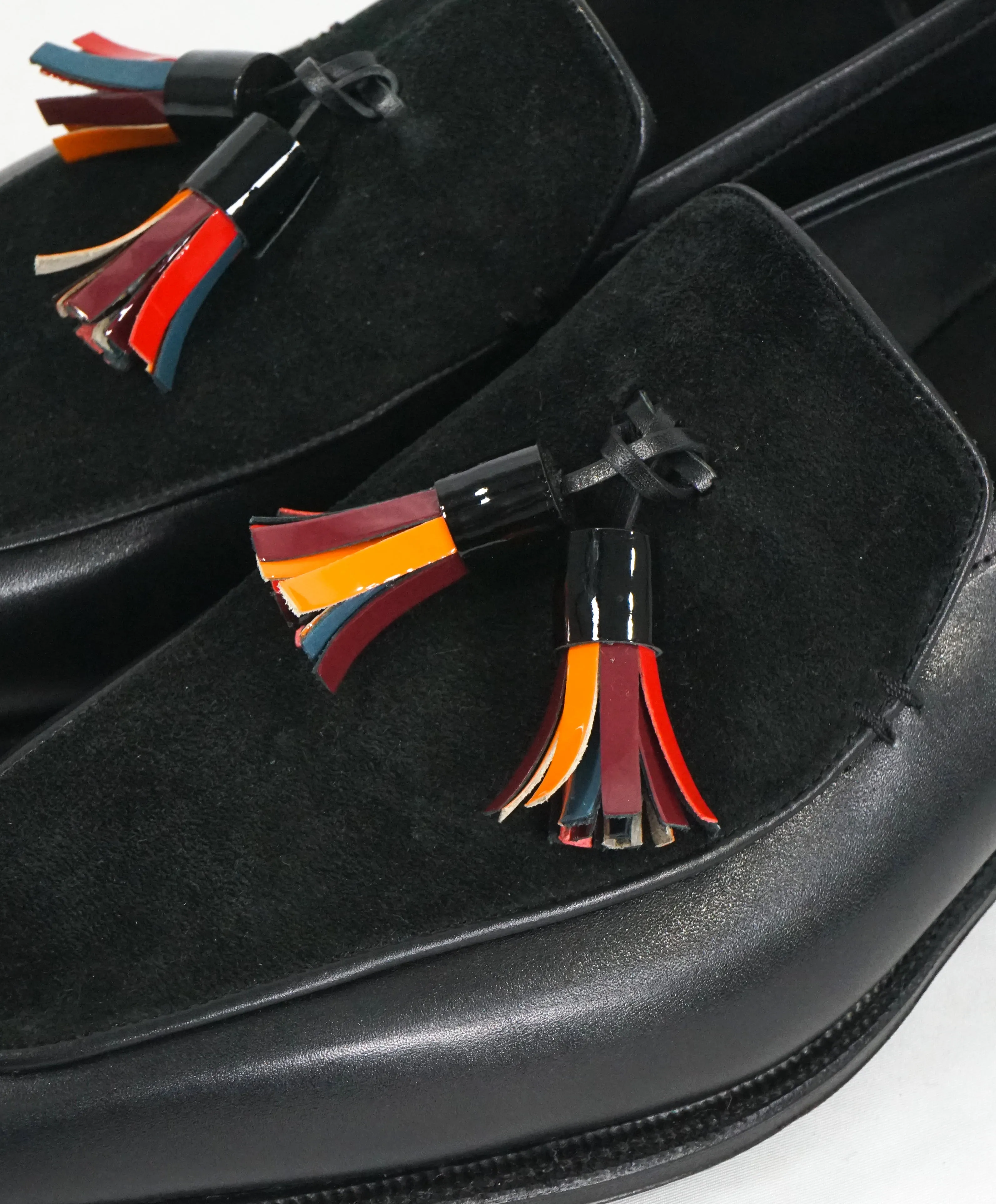 CORTHAY -LIMITED EDITION Brighton Tassel Pullman Loafers Black - 10