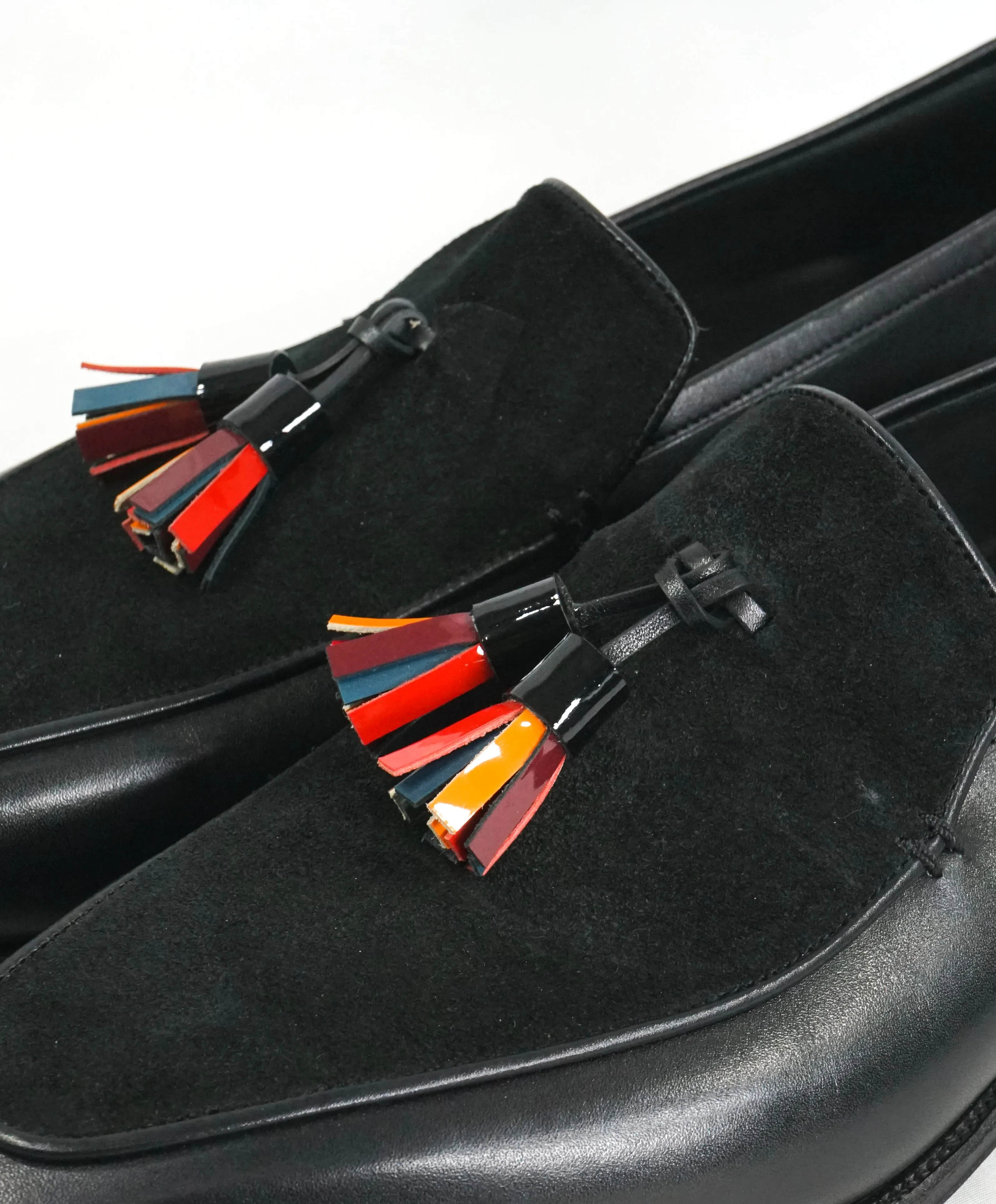 CORTHAY - LIMITED EDITION Brighton Tassel Pullman Loafers Black - 10