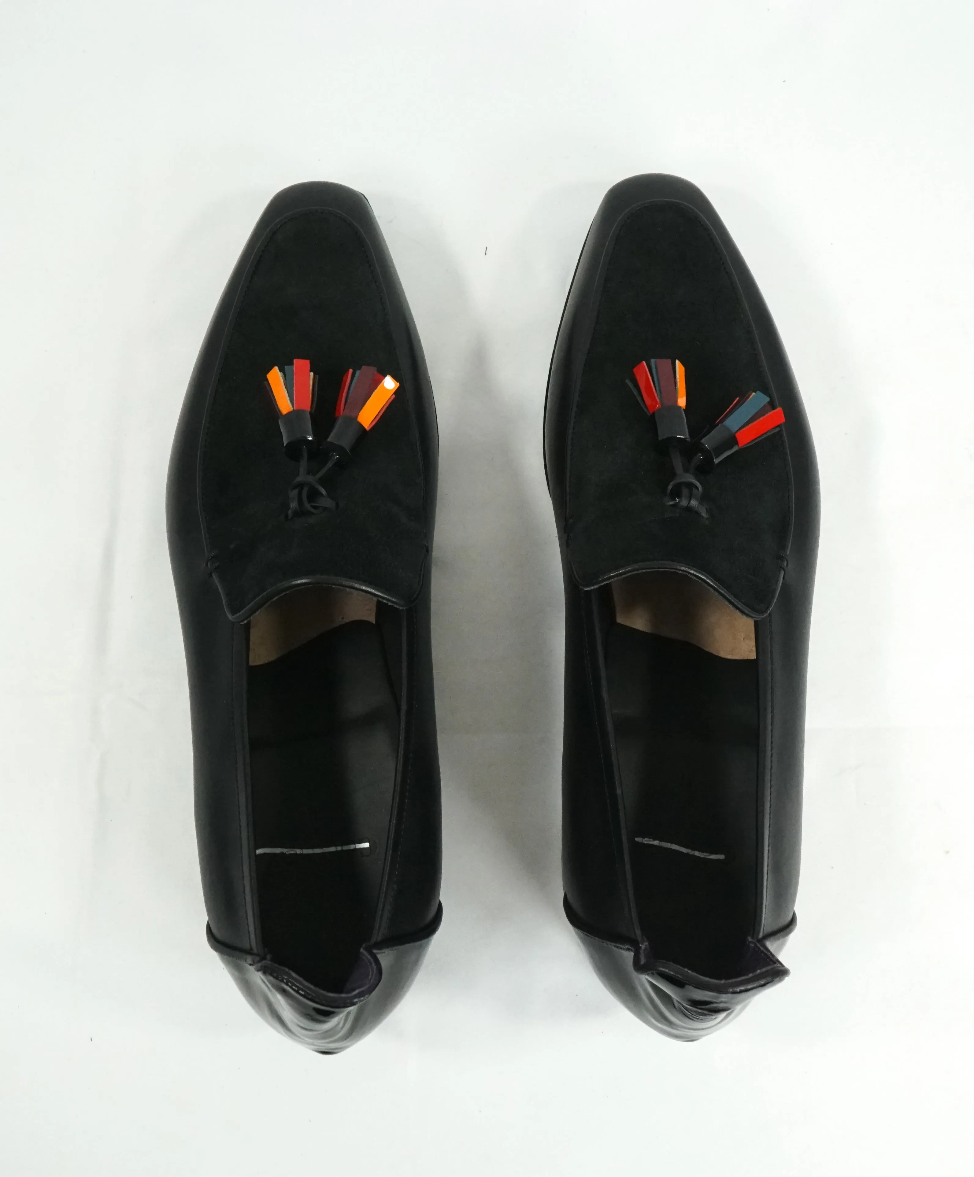 CORTHAY - LIMITED EDITION Brighton Tassel Pullman Loafers Black - 10