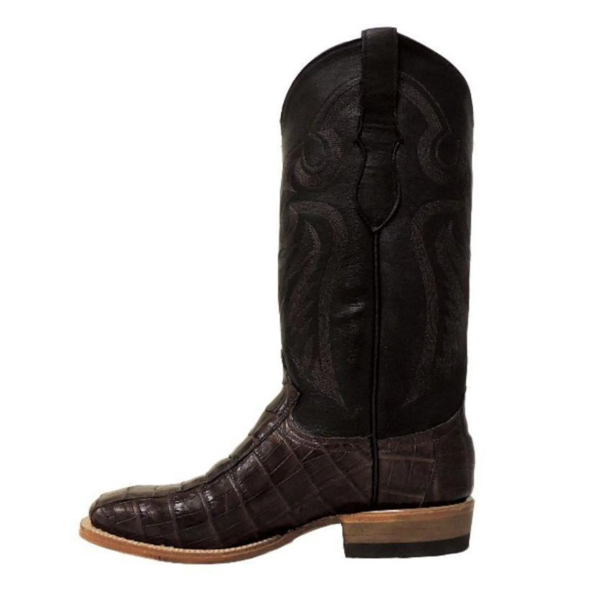 COWTOWN MEN'S BROWN CAIMEN SQUARE TOE BOOT - W8708