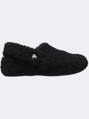 Crocs Classic Cozzzy Kids Lifestyle Slippers Black