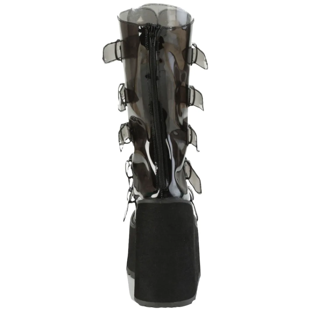 DemoniaCult SWING 230C Black Transparent Boots