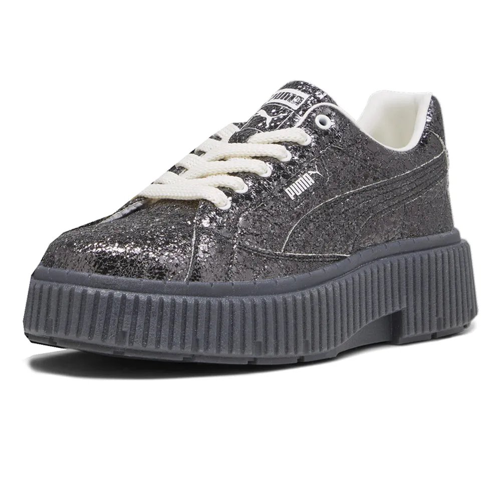 Dinara Shine Metallic Platform Sneakers