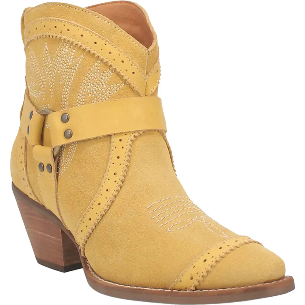 DINGO GUMMY BEAR LEATHER YELLOW BOOTIE STYLE DI747YE10