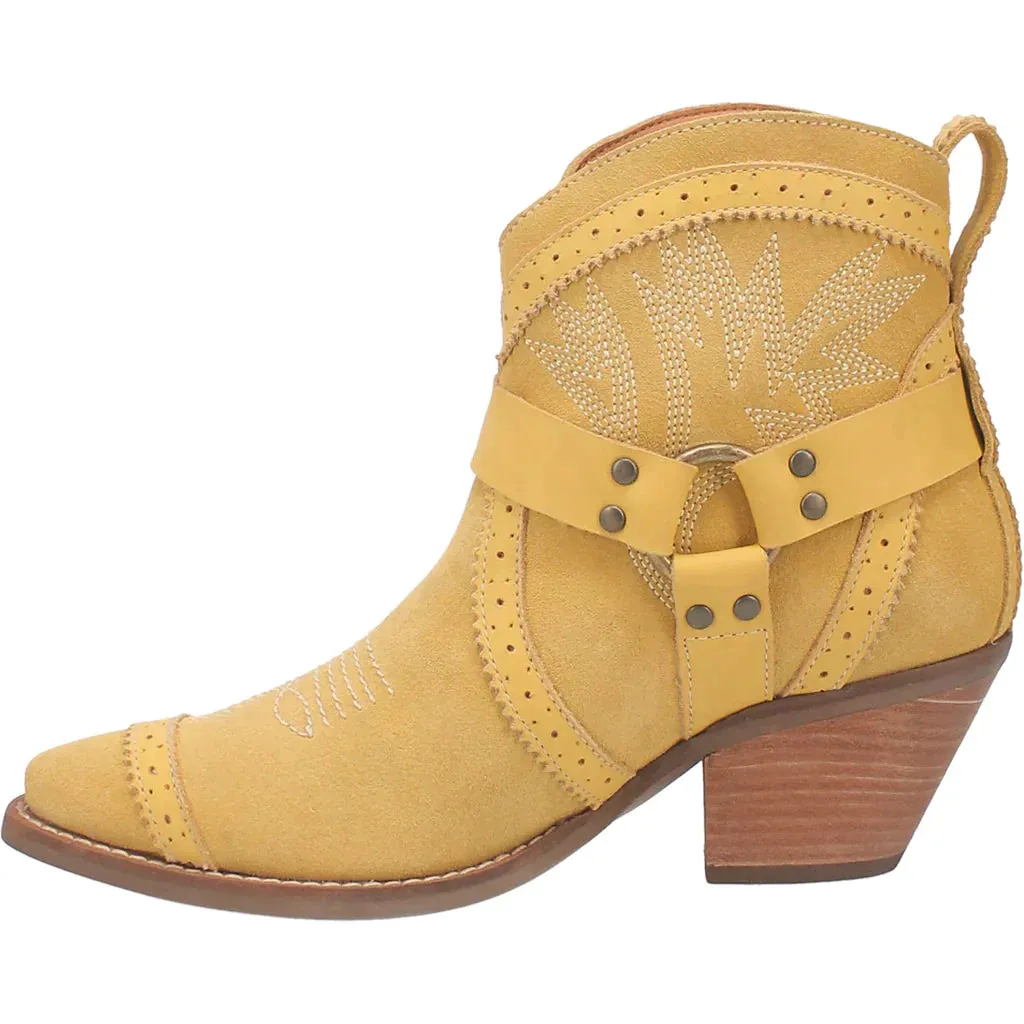 DINGO GUMMY BEAR LEATHER YELLOW BOOTIE STYLE DI747YE10