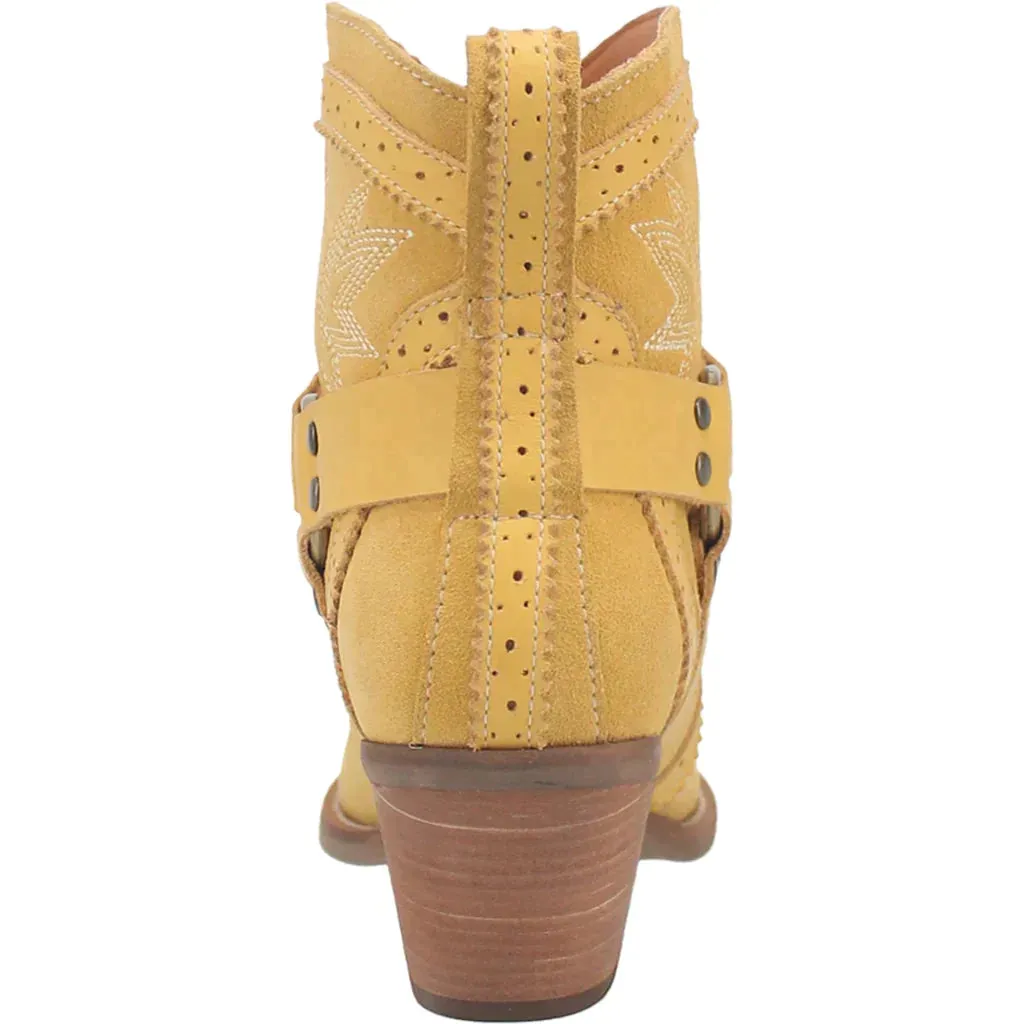 DINGO GUMMY BEAR LEATHER YELLOW BOOTIE STYLE DI747YE10