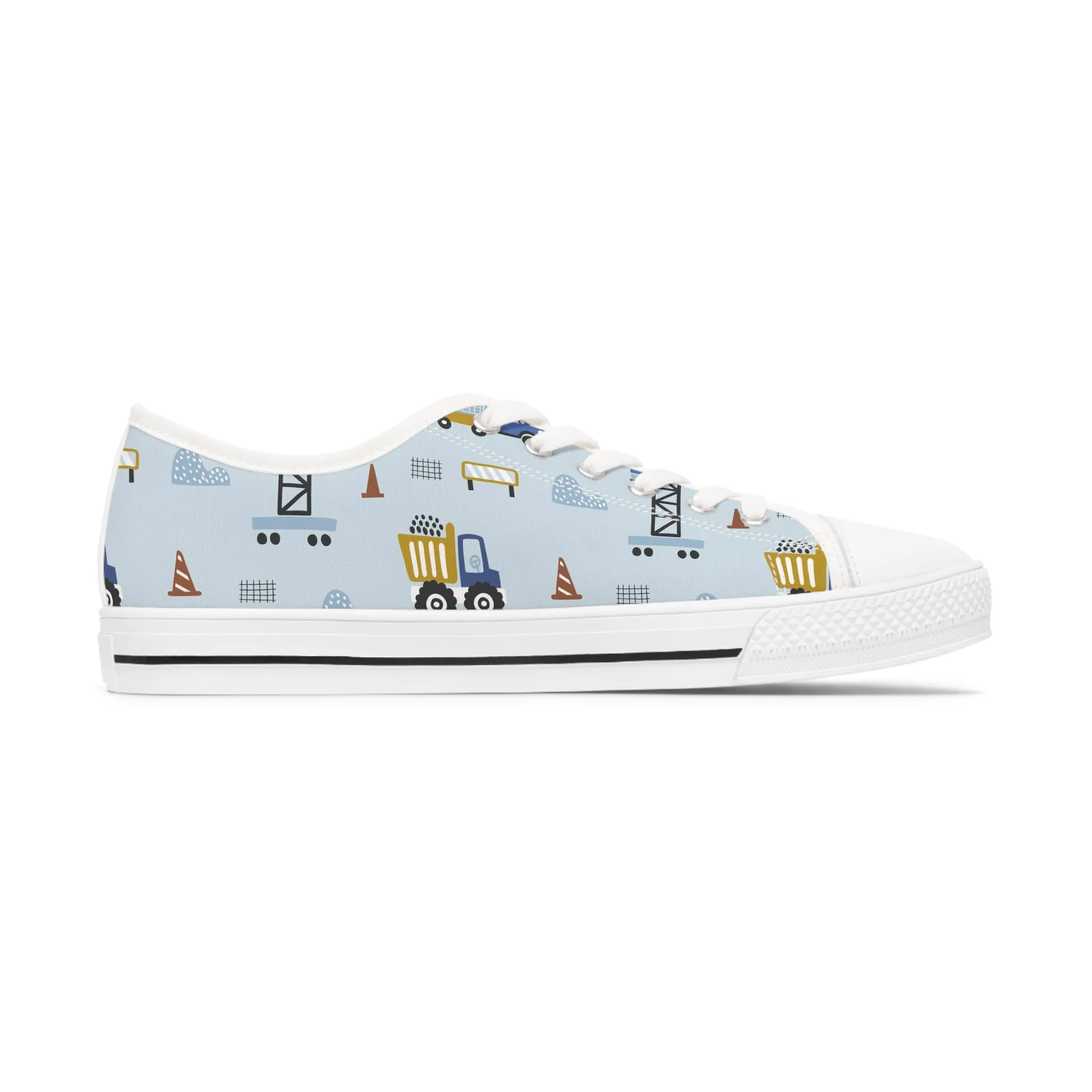 Dump Truck Women's Low Top Sneakers