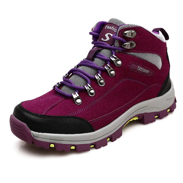 Dyavor Women Orthopedic Suede Hiking Snow Boots