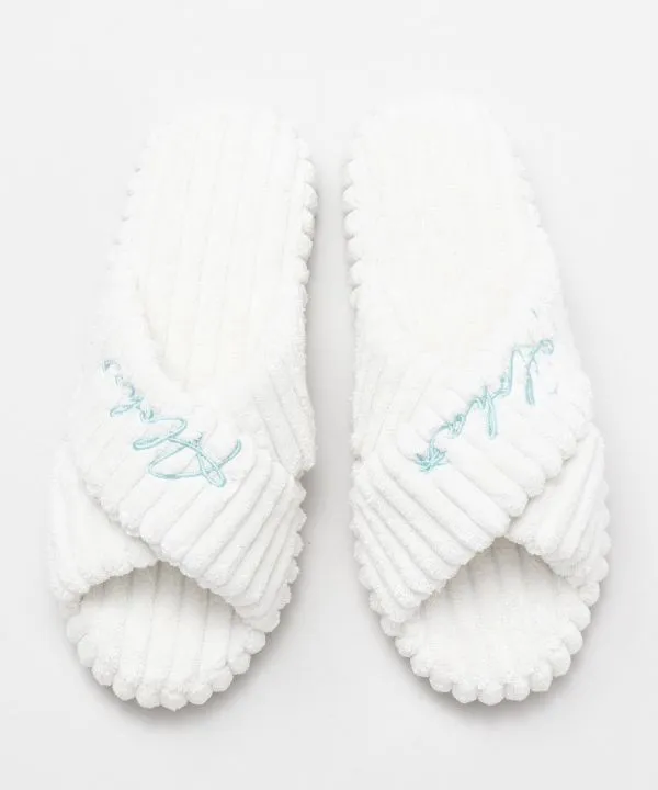 Fluffy Aloha Slippers