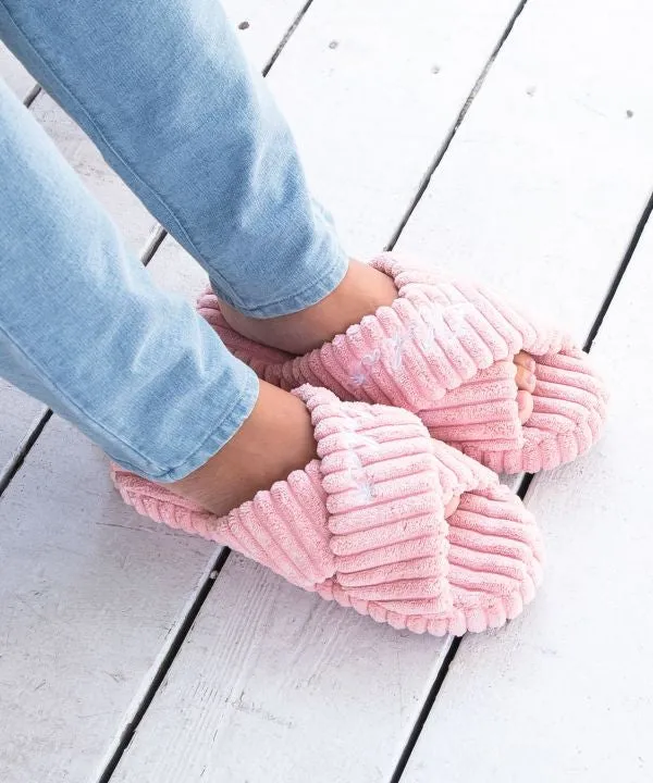 Fluffy Aloha Slippers