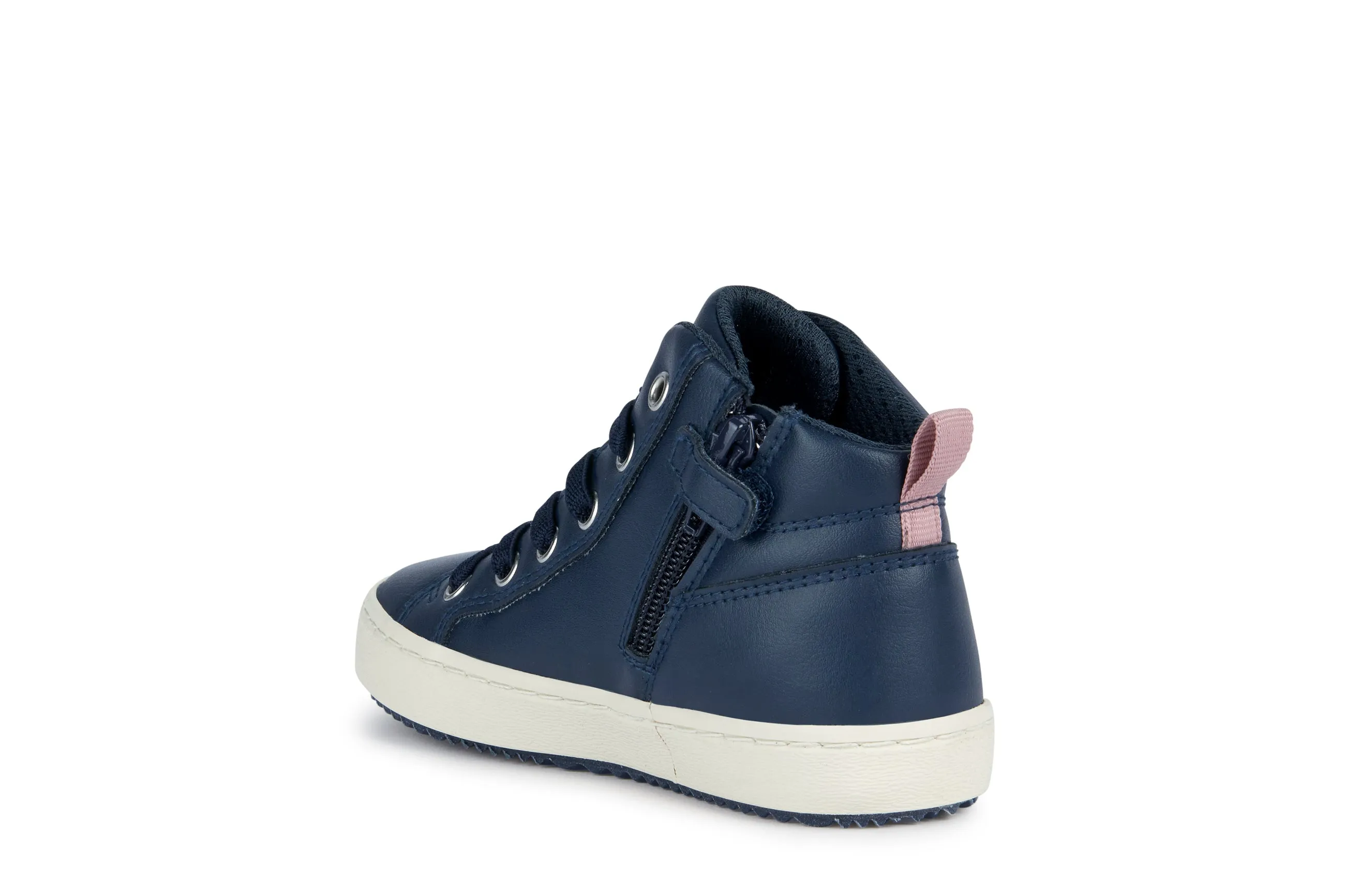 Geox Kalispera Girls Navy/Dark Pink Hi-Top Boot