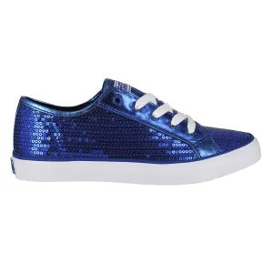 Gotta Flurt Women's Disco II Blue Sequin Low Top Dance Sneaker