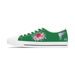 Green women's summer Sneakers- FORHERA DESIGN