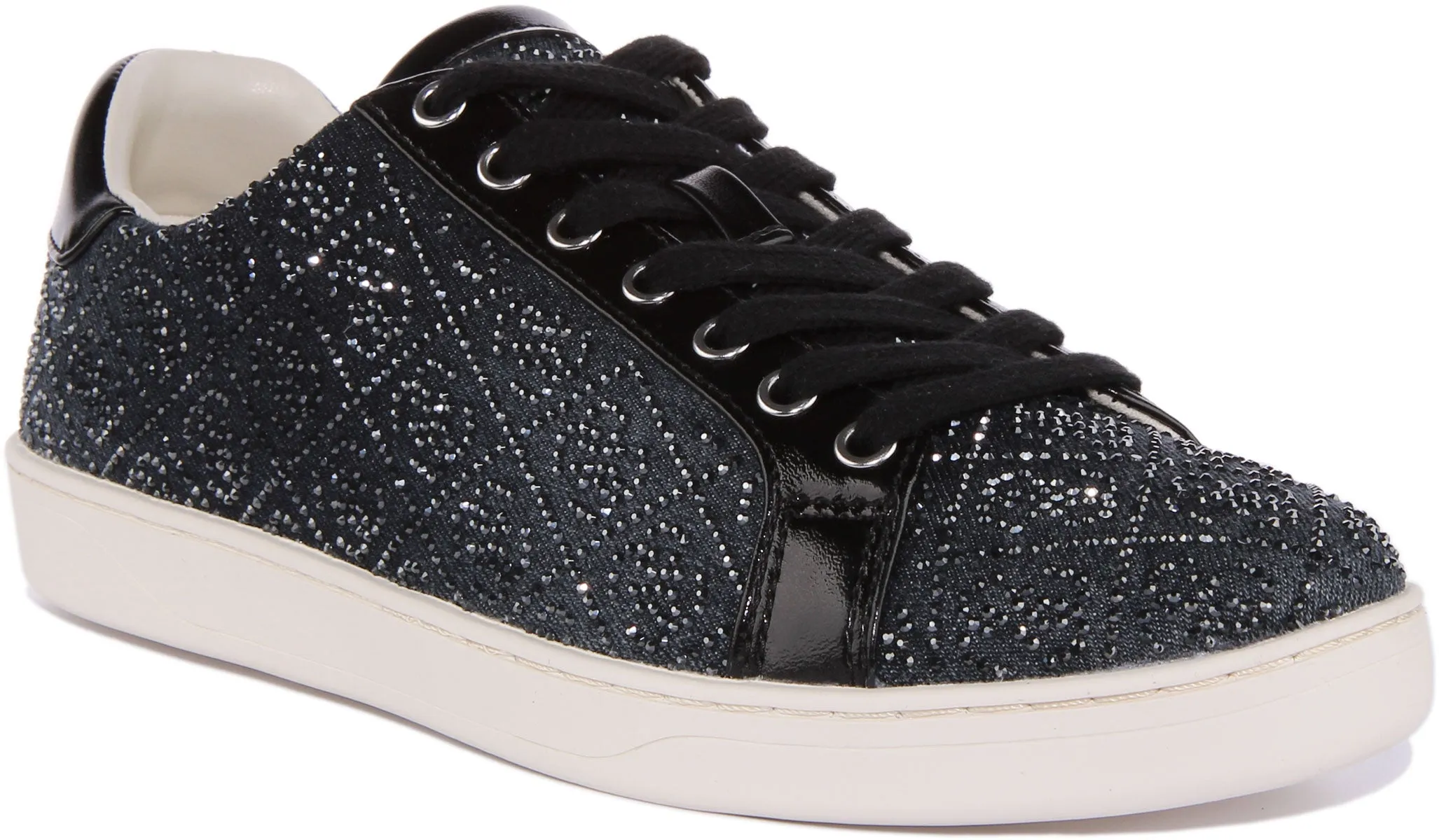 Guess Rosalia In Black Rhinestone For Women