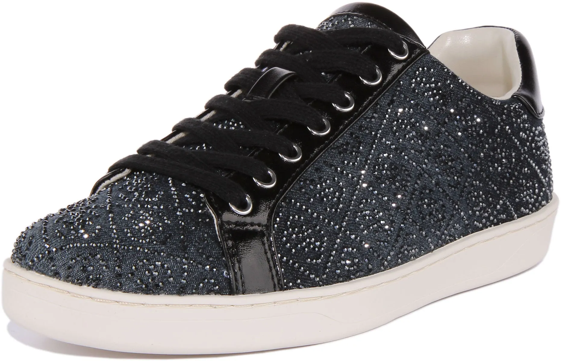 Guess Rosalia In Black Rhinestone For Women