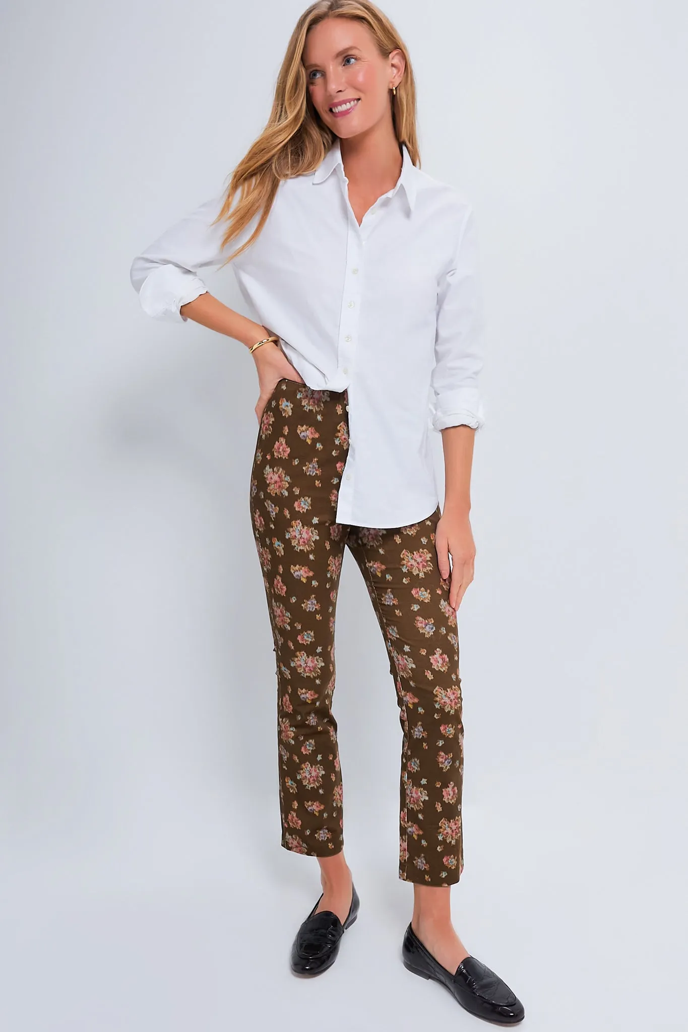 Hazel Bouquet Corduroy Ashford Pant