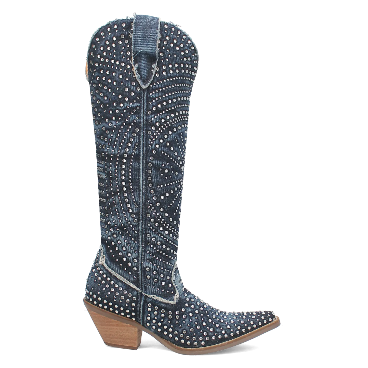 Honkytonk Honey Denim & Rhinestone Boot (DS) ~ BACKORDER NOVEMBER 2024