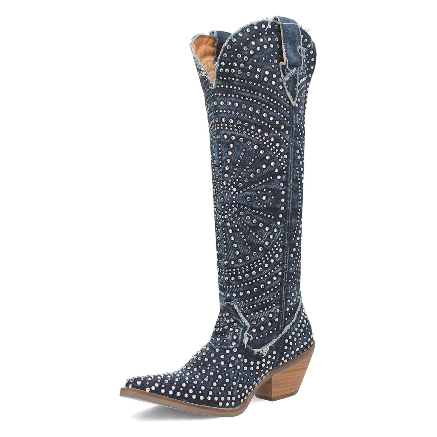 Honkytonk Honey Denim & Rhinestone Boot (DS) ~ BACKORDER NOVEMBER 2024