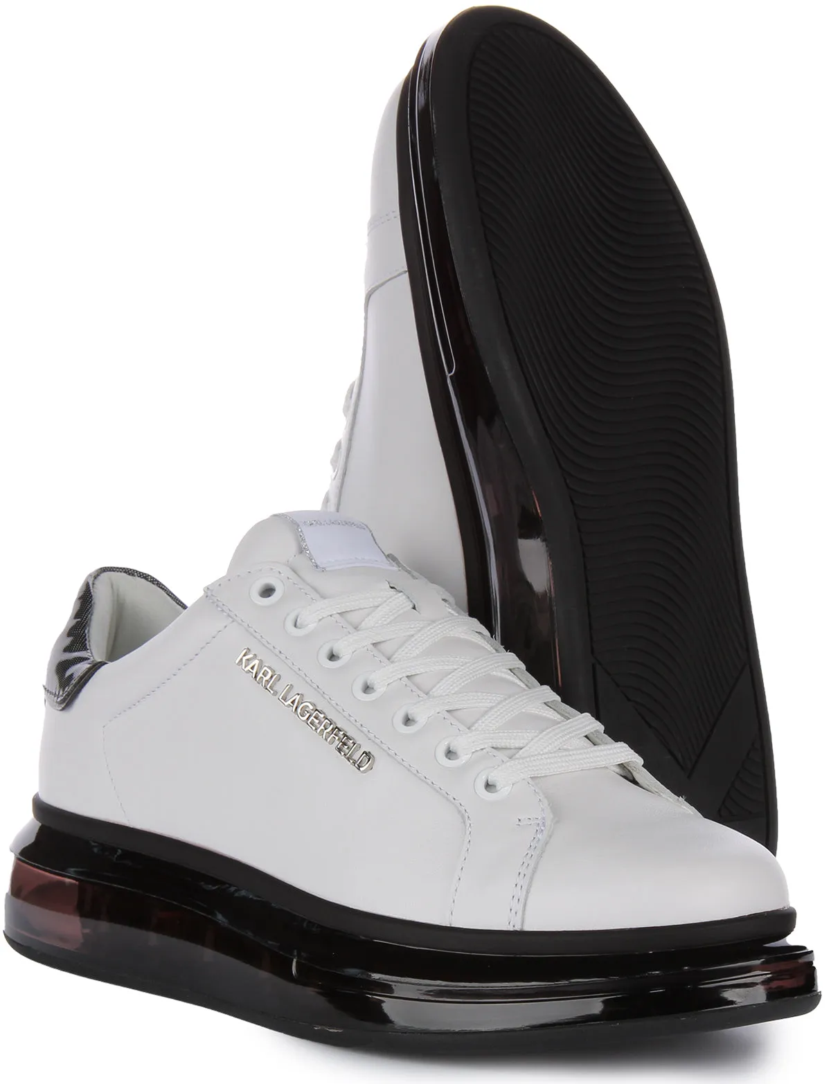 Karl Lagerfeld Kapri Kushion In White Black For Men