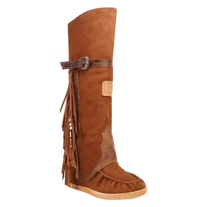 Lakota Brown Suede Leather Boot (DS)