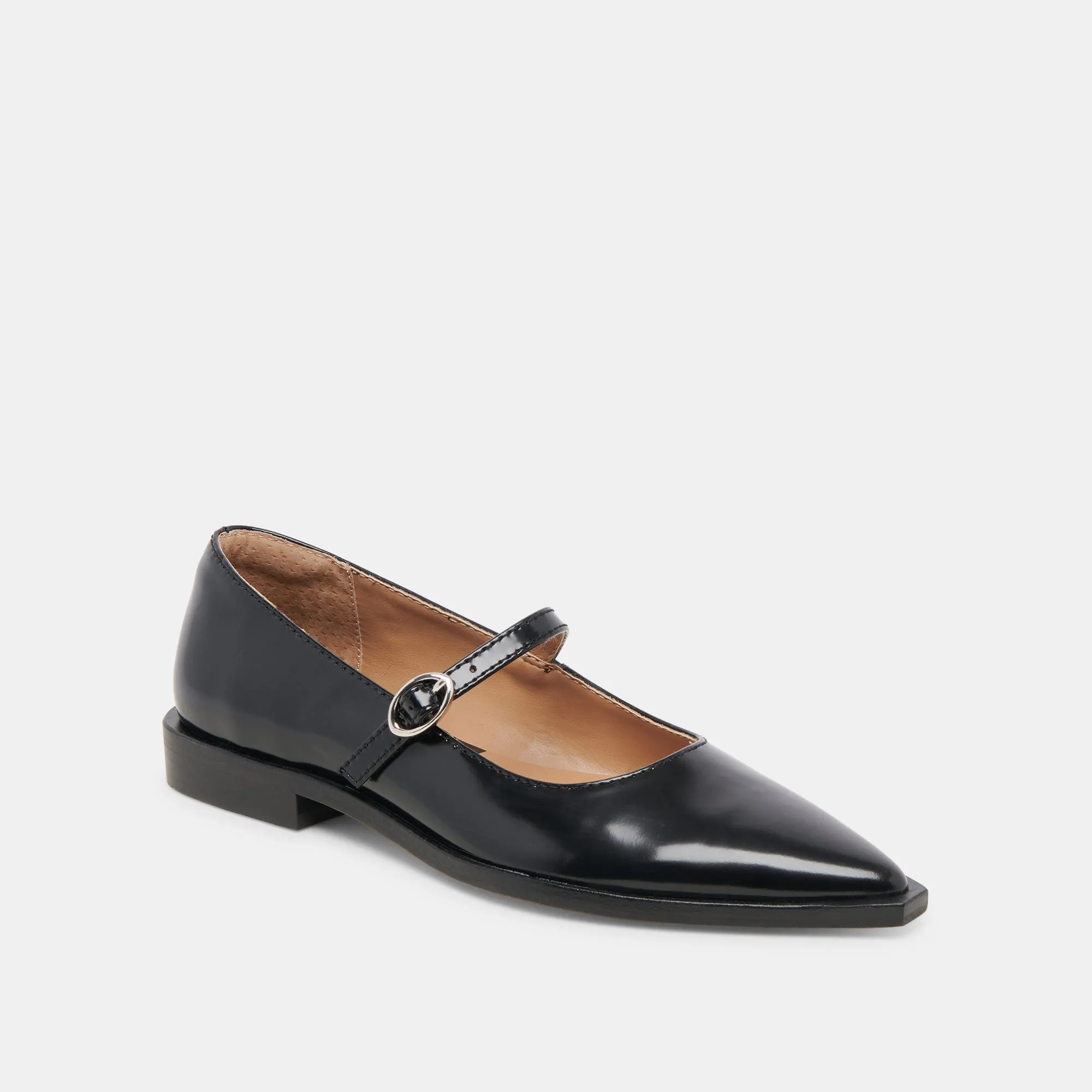 LARGO FLATS MIDNIGHT PATENT LEATHER