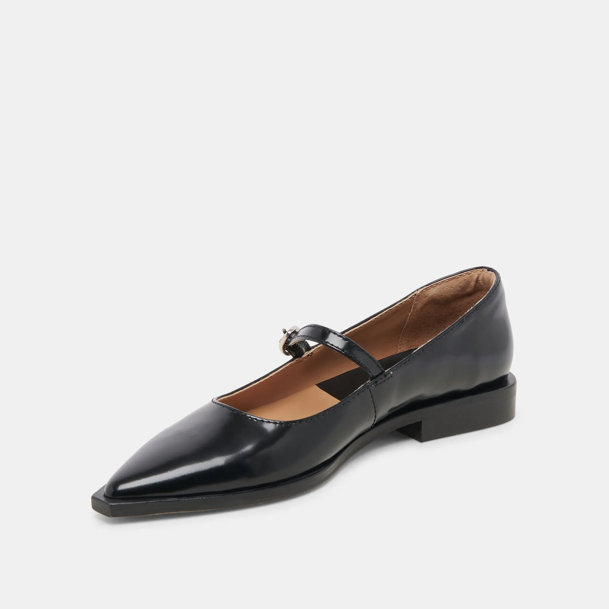 LARGO FLATS MIDNIGHT PATENT LEATHER