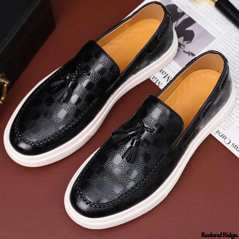 Leren Loafers Met Kwastjes