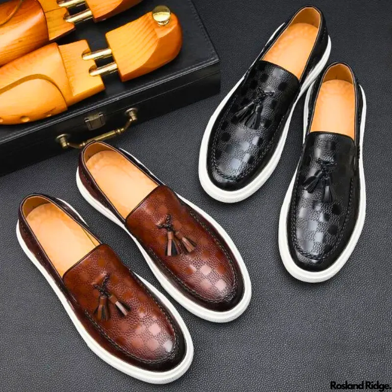 Leren Loafers Met Kwastjes