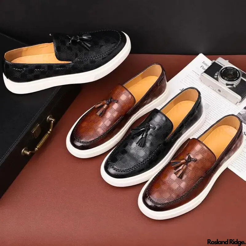 Leren Loafers Met Kwastjes