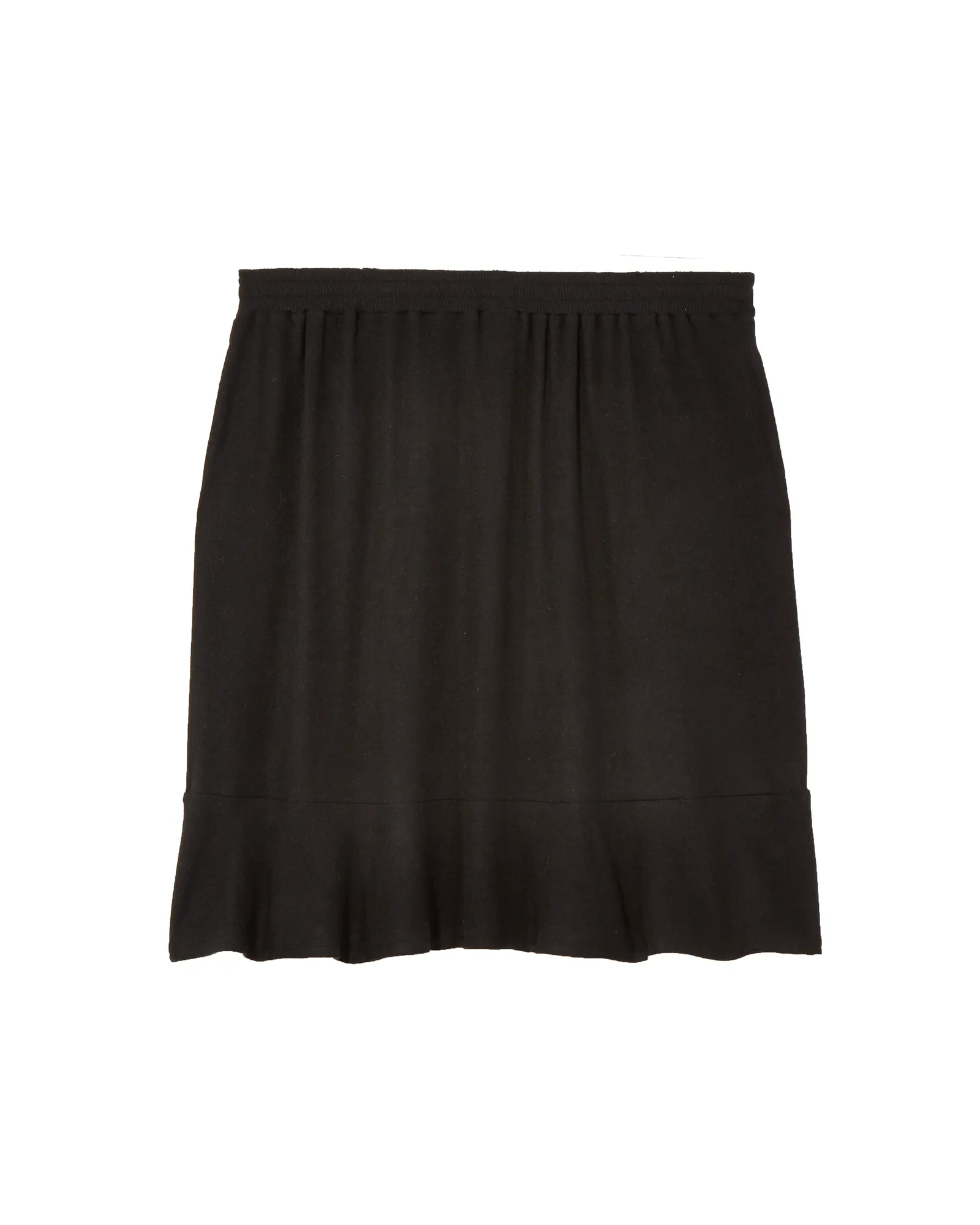 Lilia Ruffle Hem Skirt | Black