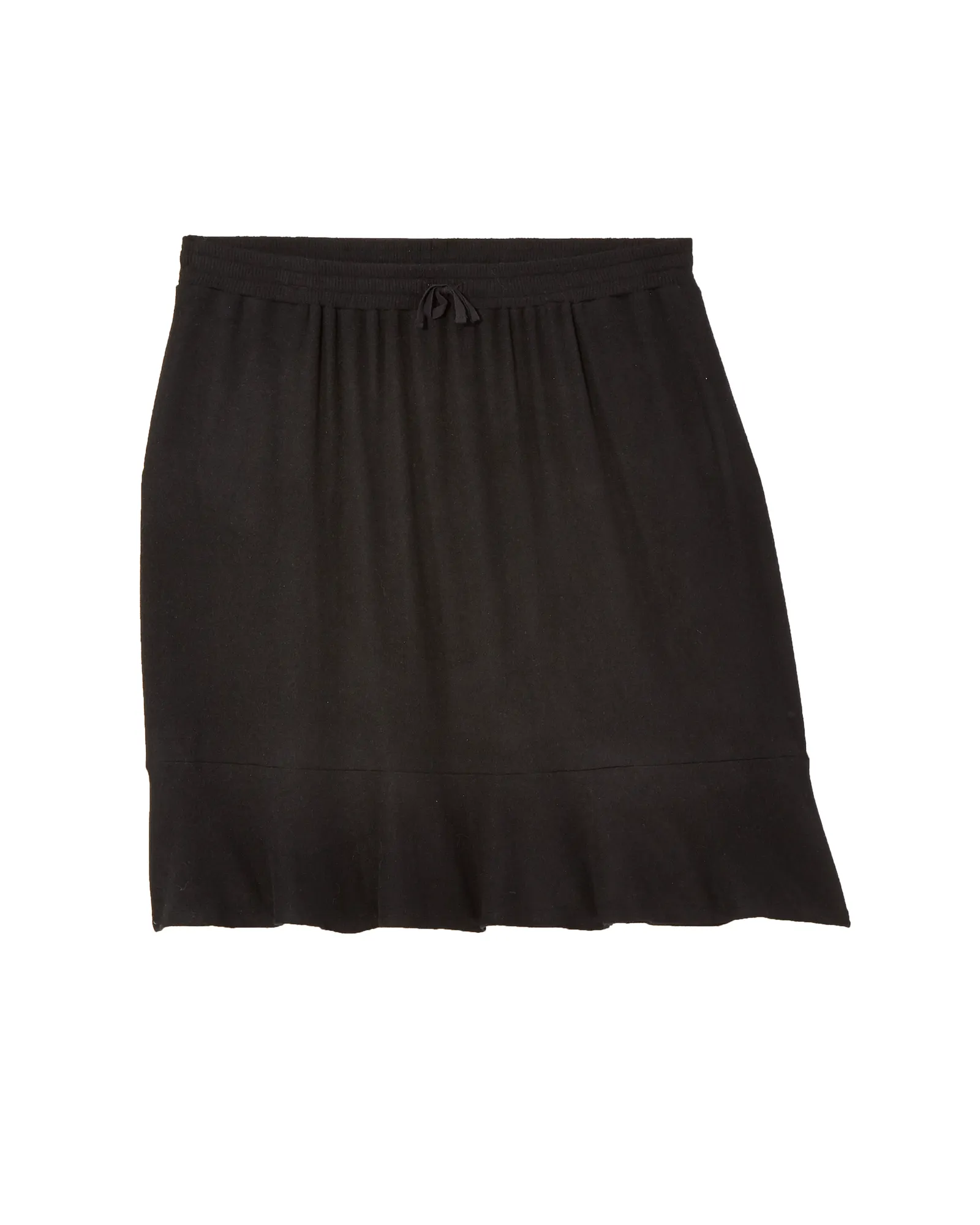 Lilia Ruffle Hem Skirt | Black