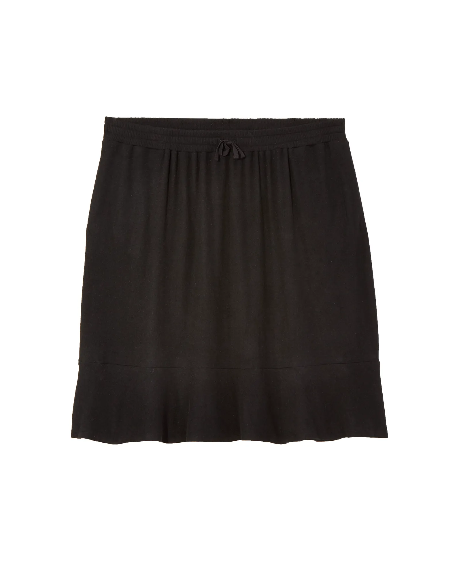 Lilia Ruffle Hem Skirt | Black