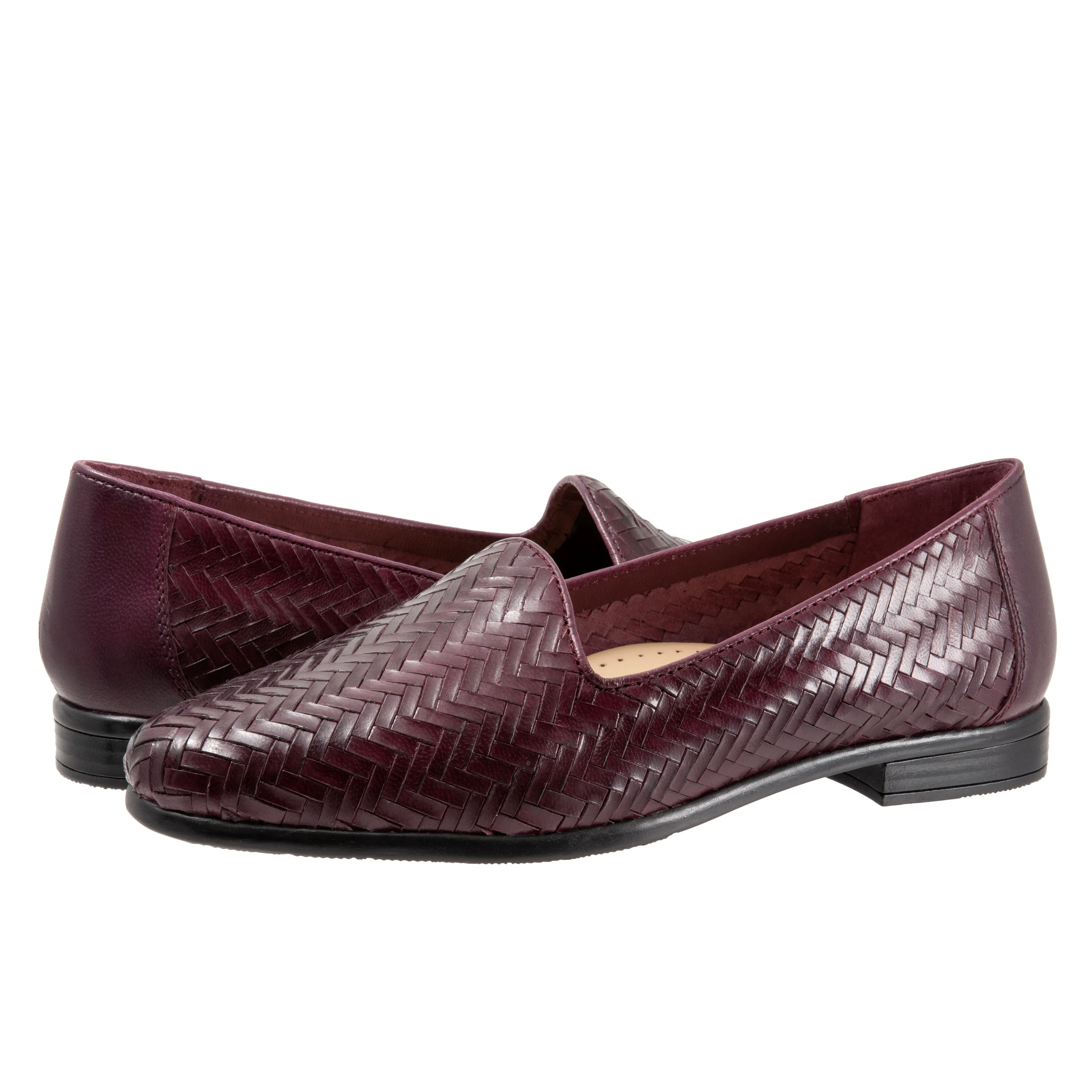 Liz III Burgundy Slip-on Shoes