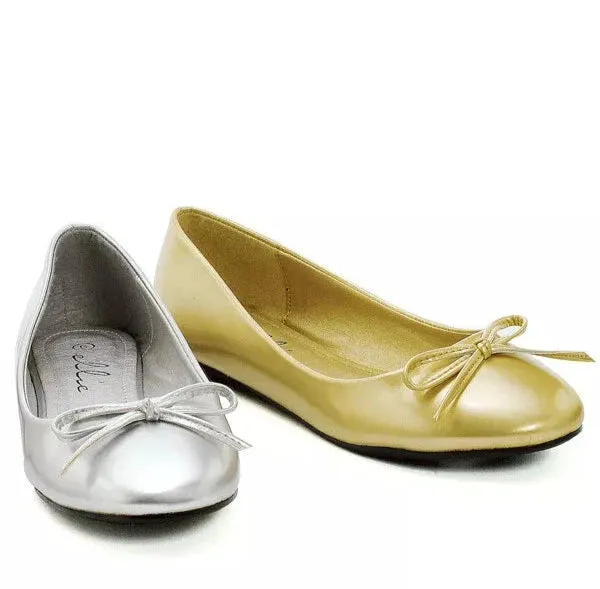 Mila-016 Faux Leather Ballet Flats