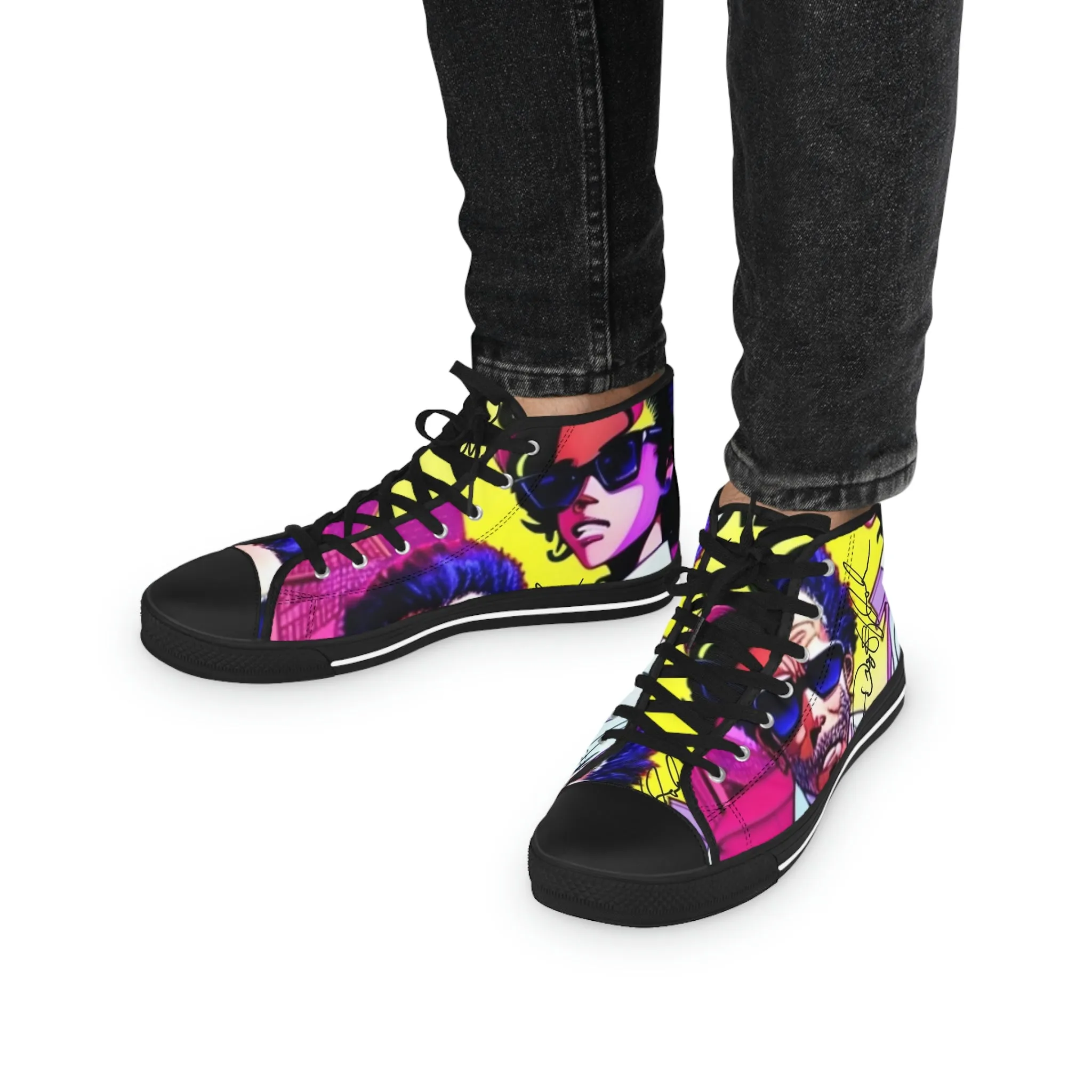 MyDreamMyTee Men's High Top Sneakers