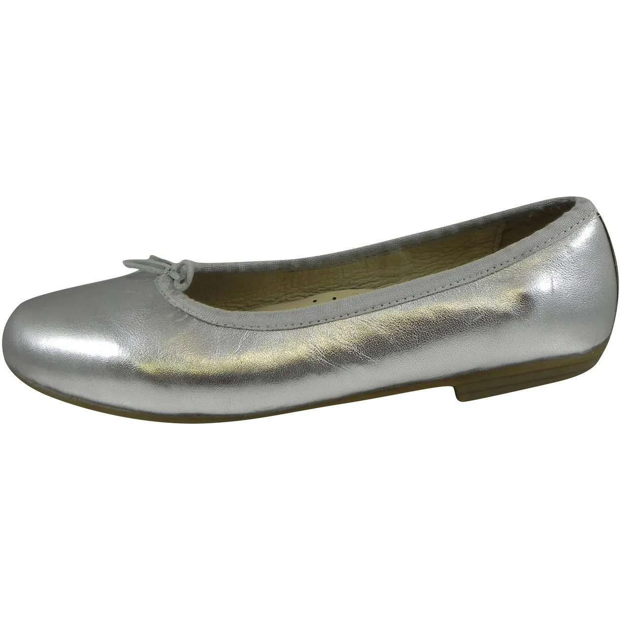 Old Soles Girl's 400 Silver Brule Flat